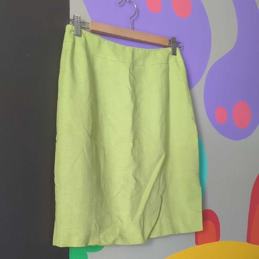 Elegant Lime Green Women's Skirt